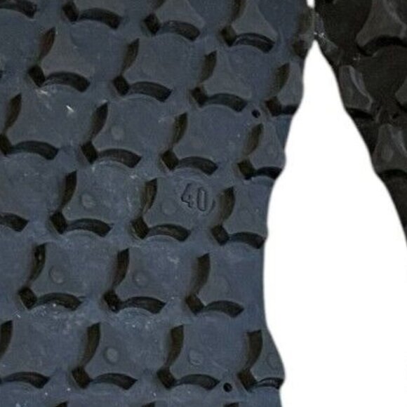 Méliné Low-Top Trainer Sneakers Womens 9.5 Zebra Gold Gray Lace Retro Italy Shoe - Picture 7 of 15